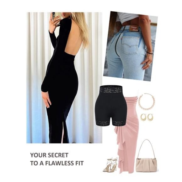 NWT Black Butt Lifter Shapewear Hip Enhancer Tummy Control Multiple Sizes - Picture 5 of 6